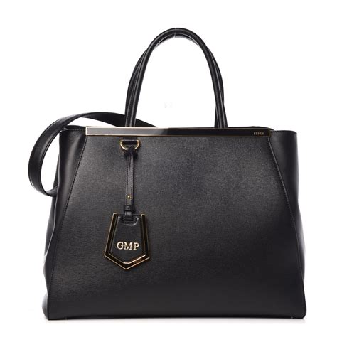 fendi vitello elite regular 2jours|FENDI Vitello Elite Regular 2Jours Tote Lavagna .